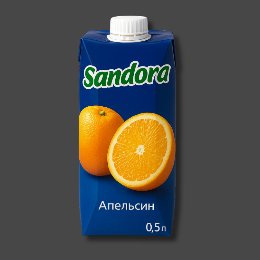 Сік Sandora Апельсин 0,5л